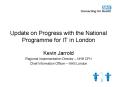 Update on Progress with the National Programme for IT in London PowerPoint PPT Presentation