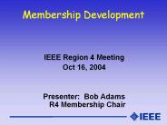 Membership Development