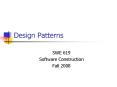 Design Patterns PowerPoint PPT Presentation