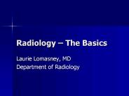 Radiology The Basics