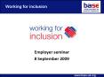 Working for inclusion PowerPoint PPT Presentation