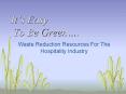 Its Easy To Be Green' PowerPoint PPT Presentation