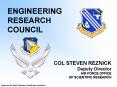 AIR FORCE OFFICE OF SCIENTIFIC RESEARCH PowerPoint PPT Presentation