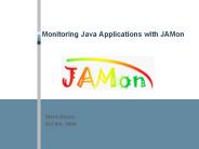 Monitoring Java Applications with JAMon