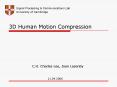 3D Human Motion Compression PowerPoint PPT Presentation