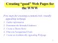 Design a Web Page PowerPoint PPT Presentation