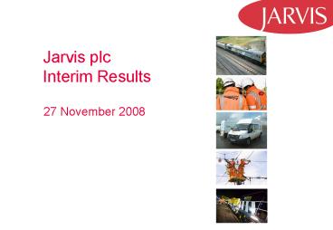 Jarvis plc Interim Results