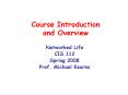 Course Introduction and Overview PowerPoint PPT Presentation