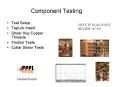 Component Testing PowerPoint PPT Presentation