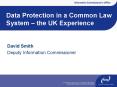 Data Protection in a Common Law System the UK Experience PowerPoint PPT Presentation