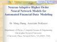 Neuron-Adaptive Higher Order Neural Network Models for Automated Financial Data Modeling PowerPoint PPT Presentation