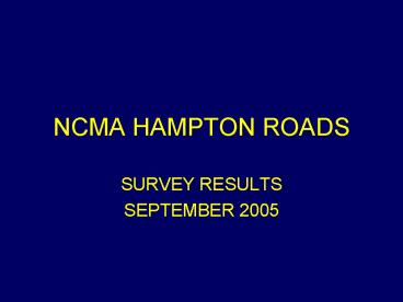 NCMA HAMPTON ROADS