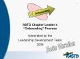 ASTD Chapter Leader PowerPoint PPT Presentation