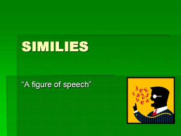 SIMILIES