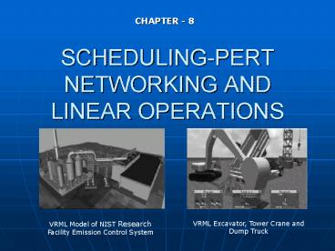 SCHEDULINGPERT NETWORKING AND LINEAR OPERATIONS