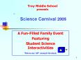 Troy Middle School presents Science Carnival 2005 PowerPoint PPT Presentation