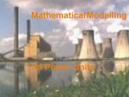 Mathematical Modelling   of Power Units