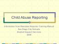 Child Abuse Reporting PowerPoint PPT Presentation