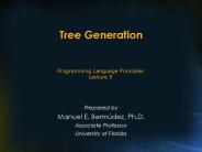 Tree Generation