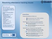 Resolving attendance tracking issues