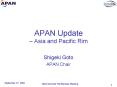 APAN Update  PowerPoint PPT Presentation