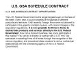 U'S' GSA SCHEDULE CONTRACT PowerPoint PPT Presentation