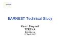 EARNEST Technical Study PowerPoint PPT Presentation