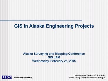 Luke Boggess, Senior GIS Specialist
