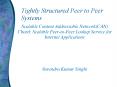 Tightly Structured Peer to Peer Systems PowerPoint PPT Presentation