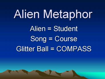 Alien Metaphor