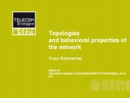 Topologies and behavioral properties of the network