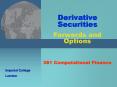 Derivative Securities PowerPoint PPT Presentation