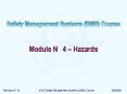Module N 4 Hazards PowerPoint PPT Presentation