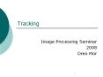 Tracking PowerPoint PPT Presentation