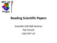 Reading Scientific Papers