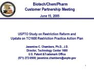 Biotech/Chem/Pharm Customer Partnership Meeting June 15, 2005