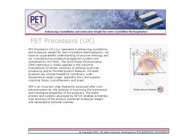 PET Processors UK