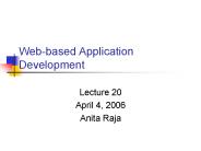 Web-based Application Development