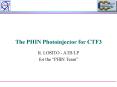 The PHIN Photoinjector for CTF3 PowerPoint PPT Presentation