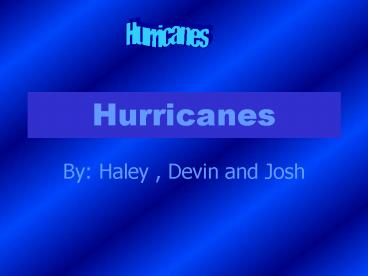 Hurricanes