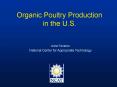 Organic Poultry: Markets and Production PowerPoint PPT Presentation