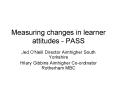 Measuring changes in learner attitudes PASS PowerPoint PPT Presentation