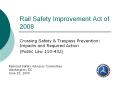 Rail Safety Improvement Act of 2008 PowerPoint PPT Presentation