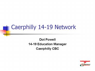 Caerphilly 14-19 Network