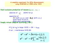 A complete experiment for GPDs Measurements