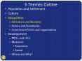 5 Themes Outline PowerPoint PPT Presentation