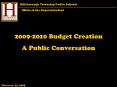 20092010 Budget Creation PowerPoint PPT Presentation