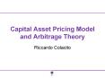 Capital Asset Pricing Model and Arbitrage Theory PowerPoint PPT Presentation