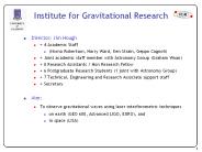 Institute for Gravitational Research