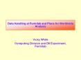 Data Handling at Fermilab and Plans for Worldwide Analysis PowerPoint PPT Presentation